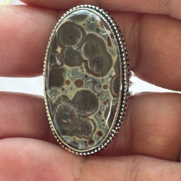 925 Sterling Asteroid Ring Size 8 - Picture 3 of 6